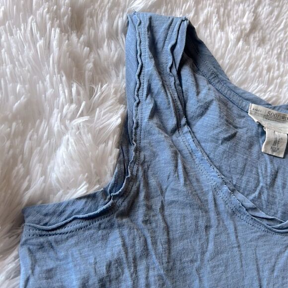 100% Pima Cotton Tank Top Dusty Blue NWOT - Picture 7 of 12